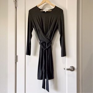 Amour Vert Kim modal-blend tie-waist dress size S